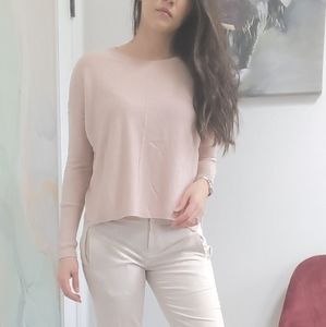 H&M Blush Long Sleeve Top Size XS